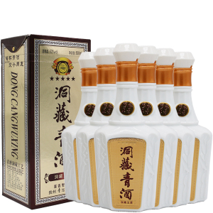 2019年  53度五星洞藏青酒  山洞窖藏  500ml*6  贵州青酒厂酱香