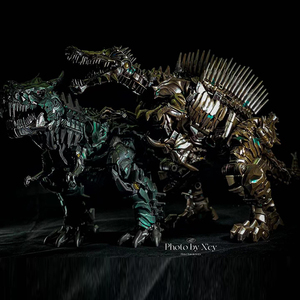 黑曼巴奥意ls11蔑视ls05钢索战损恐龙合金放大电影版变形玩具现货