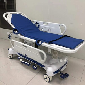 抢救车abs多功能转运车急救车液压升降平车担架车不锈钢手术推车