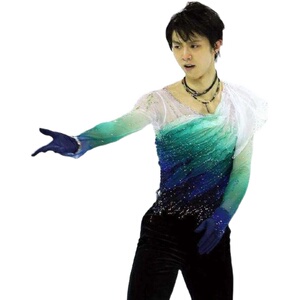 卓宝定制花样滑冰服装表演服舞台服上衣 儿童成人套装男款服装s1