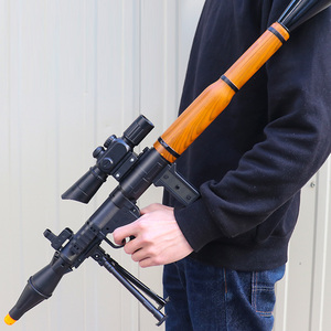 儿童rpg火箭炮发射筒仿真迫击炮男孩玩具枪3-6岁高级的四连火箭筒