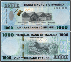 卢旺达1000法郎