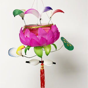 秦淮花灯-小荷花灯-王忠民老师傅作品