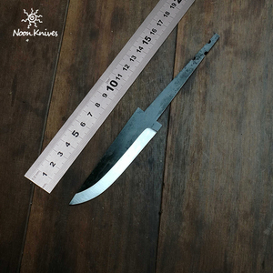 晌午小北欧直刀刀坯碳钢52100bc户外野营刀胚可diy刀柄便携小刀坯