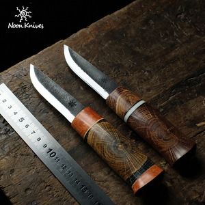 晌午北欧斯堪刃直刀o1油钢手工户外刀bushcraft生存刀露营刀小刀