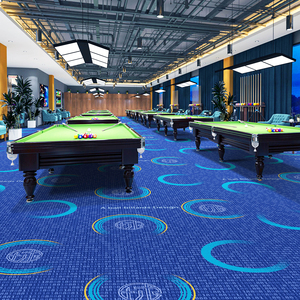 台球厅台球室尼龙地毯俱乐部专用印花满铺走廊过道商用酒店定制毯