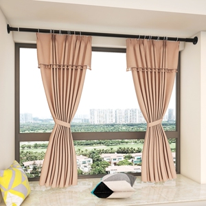 伸缩杆窗帘杆免打孔凉衣捍浴帘罗马直杆杠子3米长安装撑杆罗马杆