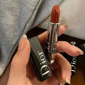 dior/迪奥 中小样烂番茄色漆光黑管釉唇膏740/524 显白百搭礼物