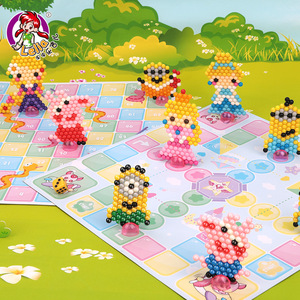 乐吉儿百变水凝珠手工diy水珠男孩女孩水珠拼豆制作儿童玩具