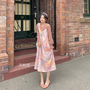 大喜自制2019夏季新款流行裙子长款法式气质甜美…
