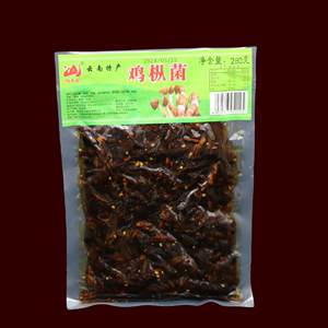 云南特产红土园鸡枞菌280克 袋装食用菌油鸡纵菌即食菌子零食小吃