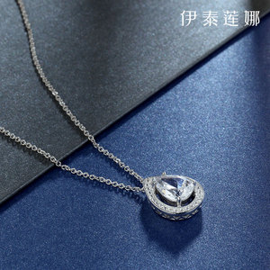 伊泰莲娜项链 女日韩版时尚ins风短链锁骨链s925银饰品 荷珠