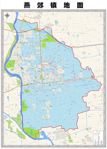燕郊地图位置图片
