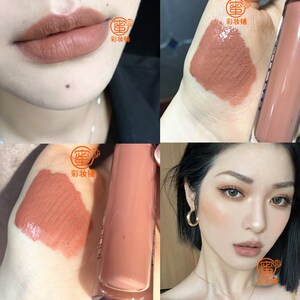 杏仁裸土棕轻欧美吃土色肉奶茶唇釉土橘不挑人雾面素颜自然口红