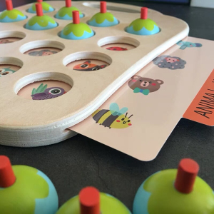 儿童翻翻棋类益智玩具亲子互动对对碰游戏观察力专注力训练记忆棋