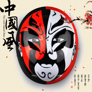京剧脸谱骑行头盔
