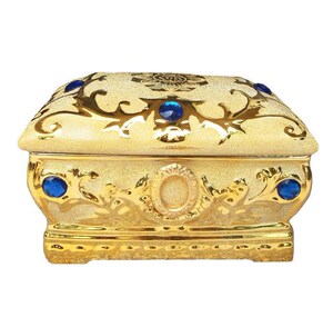 金如意骨灰坛陶瓷方形骨灰盒骨灰坛骨灰罐骨灰缸金斗金坛