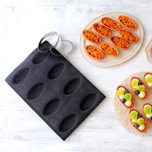 糯米船形模具 蛋糕坚果塔挞派硅胶模具