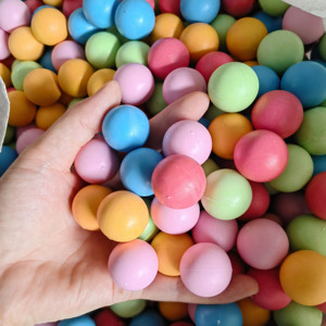 大炮乐园弹珠游戏机25mm塑料球梁二大炮火箭炮乐园子弹 珠子