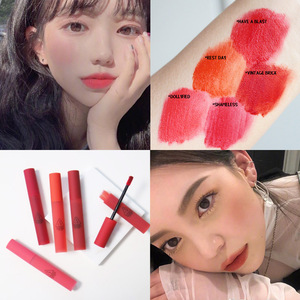 韩国3ce夏季限量新款唇釉丝滑雾面哑光rest day胡萝卜色持久唇漆