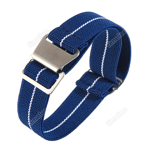 现货 伞兵表带弹性尼龙nato表带编织复古男20/22mm表带