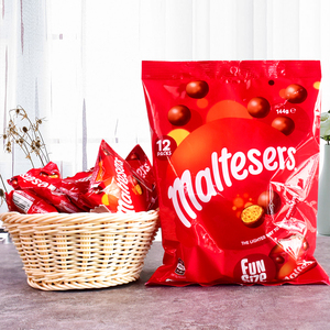 麦提莎Maltesers澳洲麦丽素牛奶巧克力豆进口零食144g礼盒装零食