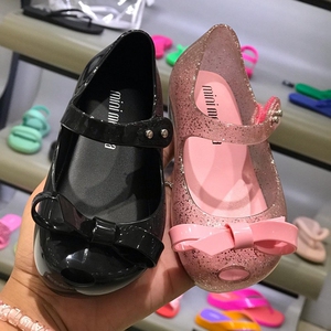 梅丽莎童鞋melissa女童凉鞋皇冠蝴蝶结儿童果冻鞋2023新款正品
