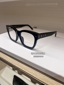 日本代购 LV 路易威登 老花 黑框 防蓝光眼镜 Z1633E