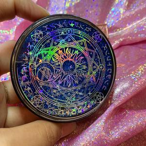 流沙魔法阵镭射隐形眼镜盒简约ins少女心小樱伴侣盒美瞳盒双联盒