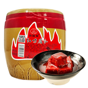 玛瑙泉红方腐乳八公山豆腐乳淮南特产玫瑰腐卤汁下饭菜600克*2坛
