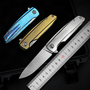 s90v粉末钢折叠刀锋利高硬度户外刀合法防身刀随身便携式野营小刀