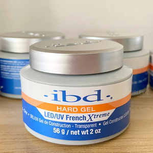 现货 正品美国ibd不可卸光疗胶led/uv french xtreme clear 56克