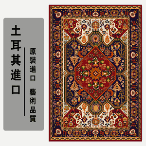 复古民族风波斯地毯摩洛哥风格简约卧室客厅床边大地毯土耳其地毯