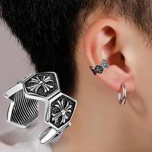 复古耳环耳骨男