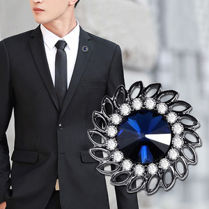 00hany旗舰店天猫hany汉尼胸针胸扣正装西服配饰男士领针男商务西装