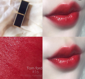 tom ford tf 汤姆福特黑管唇膏口红3色试色卡04/ 09/16 小样1g