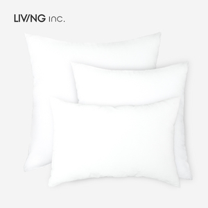 LIVING inc. 抱枕芯 白色靠垫靠枕芯正方形腰枕芯长方4550可拆洗