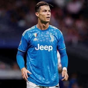 阿迪达斯男子足球运动短袖t恤夏尤文图斯c罗球迷球衣包邮衣dw5471