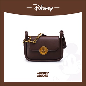 Disney/迪士尼米妮布朗尼蛋糕包百搭小方包新款百搭单肩斜挎包女