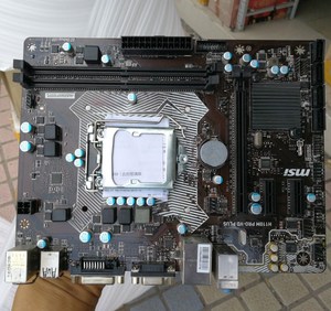 msi/微星 h110m pro-vd plus ddr4电脑 1151针主板dvi台式机sata3