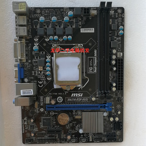 msi/微星 h61m-p20(g3) ddr3电脑 1155针主板 n1996集成台式机dvi