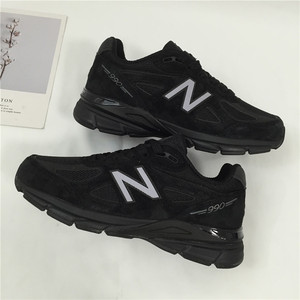 余文乐同款浪新百伦威女鞋nb990v4男鞋全黑运动鞋复古百搭跑步鞋
