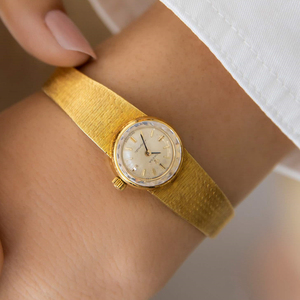 omega欧米茄60年代复古简约自动机械18k金圆表盘瑞士机芯古董女表