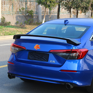 适用于十一代思域型格泰版大尾翼改装专用免打孔高定风翼21-22款