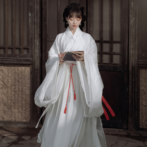 神明少女汉服女魏晋风春秋中国风正品原创大袖衫交领齐腰襦裙套装