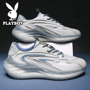 花花公子椰子男鞋夏季透气薄款休闲运动鞋男士潮流百搭网面跑步鞋