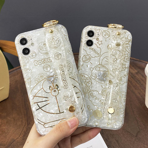 ca手腕电镀贝壳纹iphone 12手机壳苹果11pro有趣8plus可爱x情侣xs max