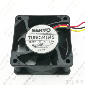 原装日本伺服SERVO TUDC24H4S 24V 2.6W 6CM 6025 变频器散热风扇