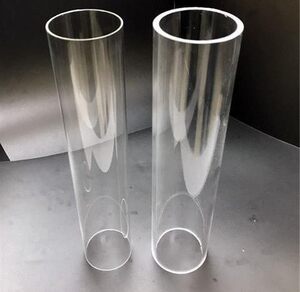 新品亚克力管透明有机玻璃管塑料管封底圆柱形圆桶圆筒 导光柱 pc