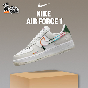 Nike耐克 Air Force 1 AF1 铿锵玫瑰刺绣空军一号板鞋FN8924-111